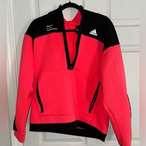 Adidas Men’s Pink Hoodie - Size S
